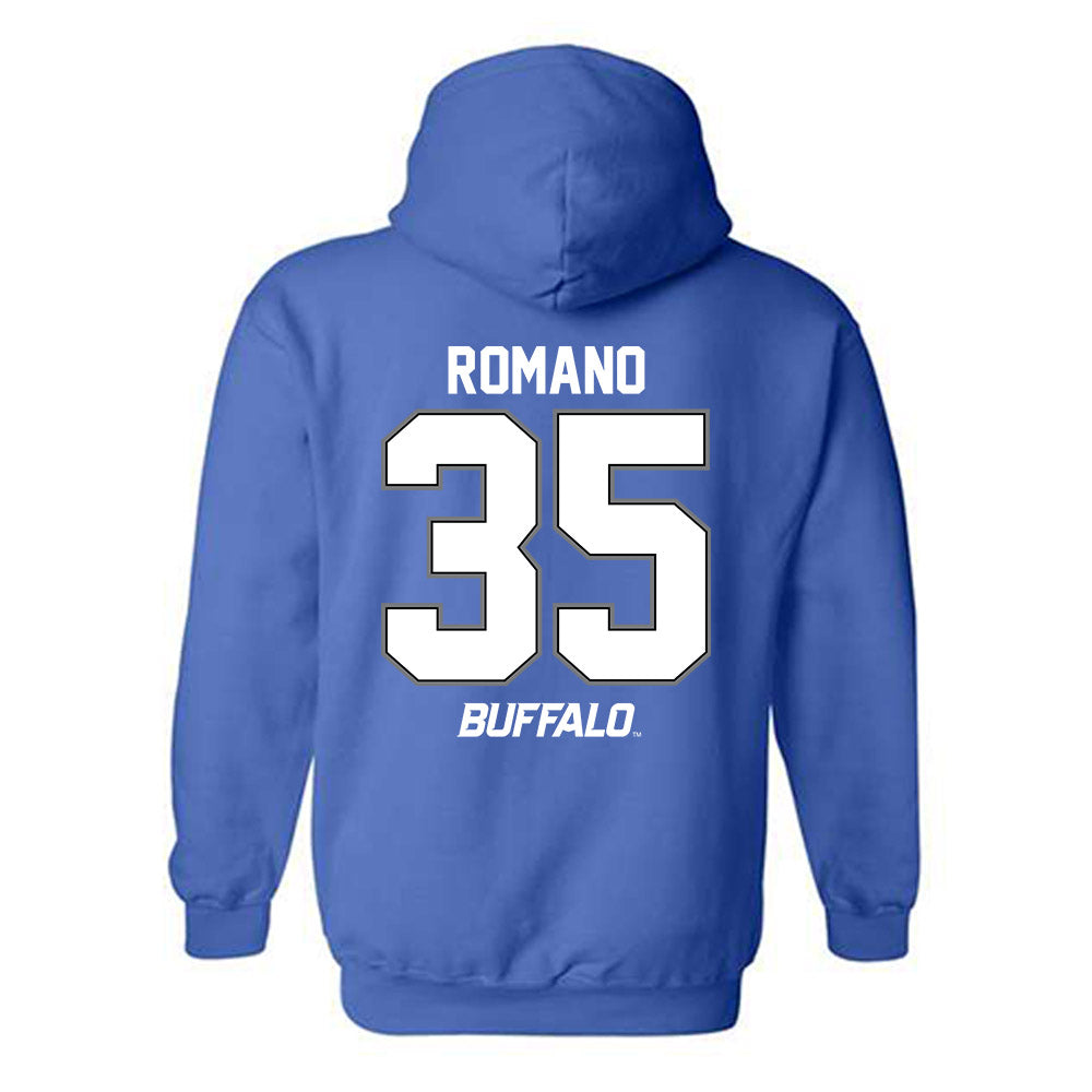 Buffalo - NCAA Men's Basketball : Evan Romano - Hooded Sweatshirt-1