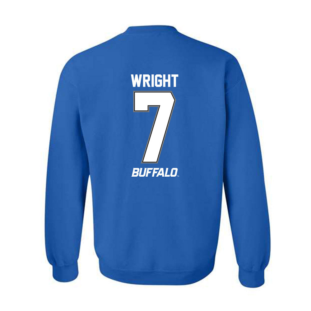 Buffalo - NCAA Football : Jason Wright - Crewneck Sweatshirt-1