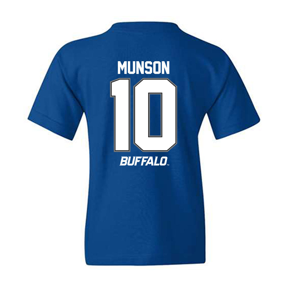 Buffalo - NCAA Football : Jamiere Munson - Youth T-Shirt-1