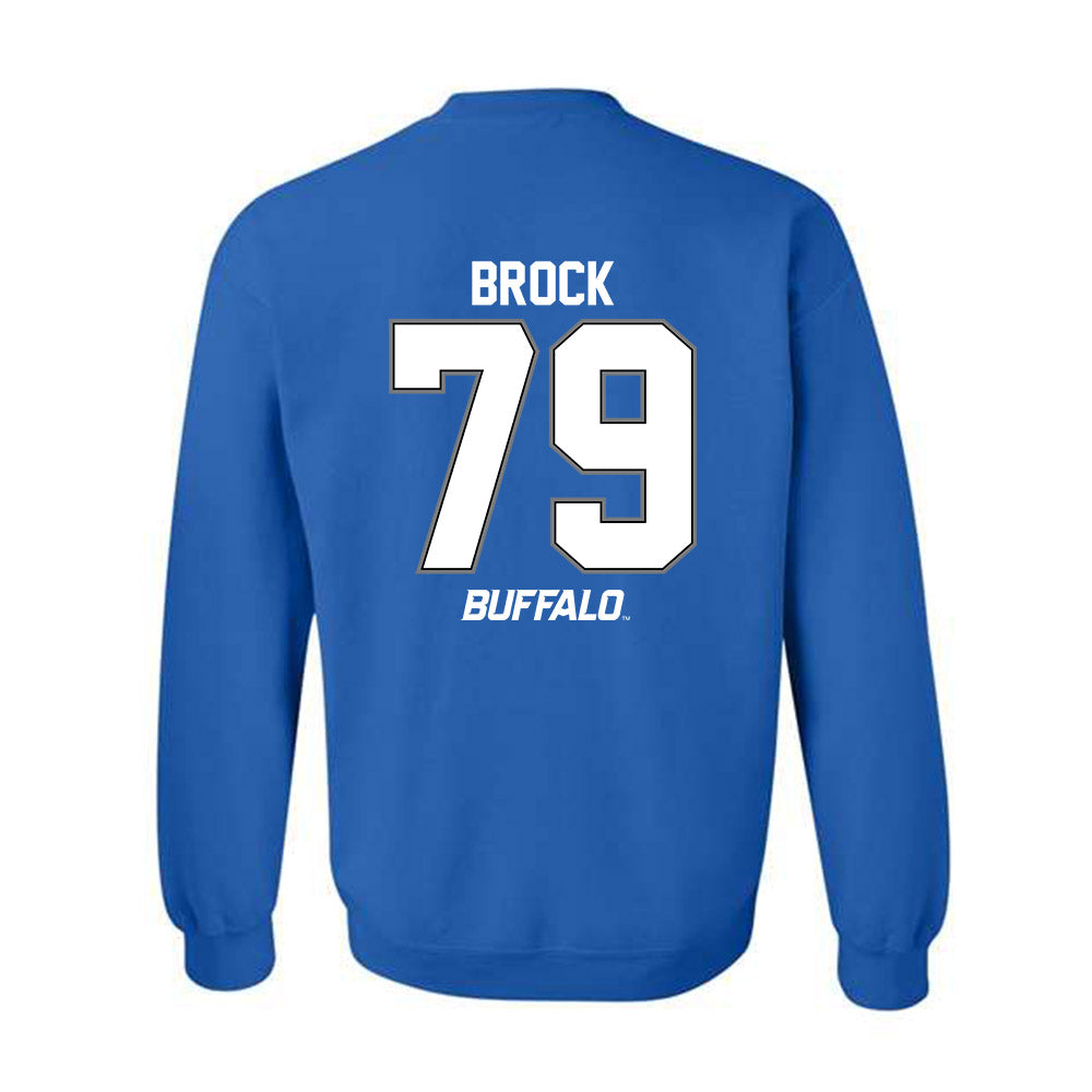Buffalo - NCAA Football : Trevor Brock - Crewneck Sweatshirt
