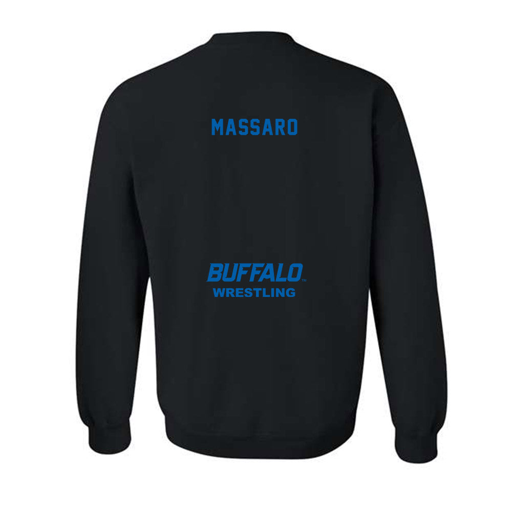 Buffalo - NCAA Wrestling : Nik Massaro - Crewneck Sweatshirt-1