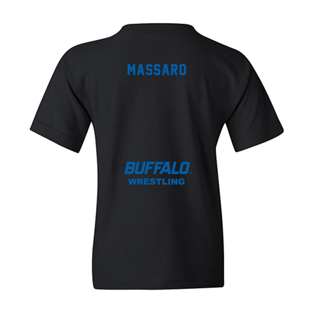 Buffalo - NCAA Wrestling : Nik Massaro - Youth T-Shirt-1