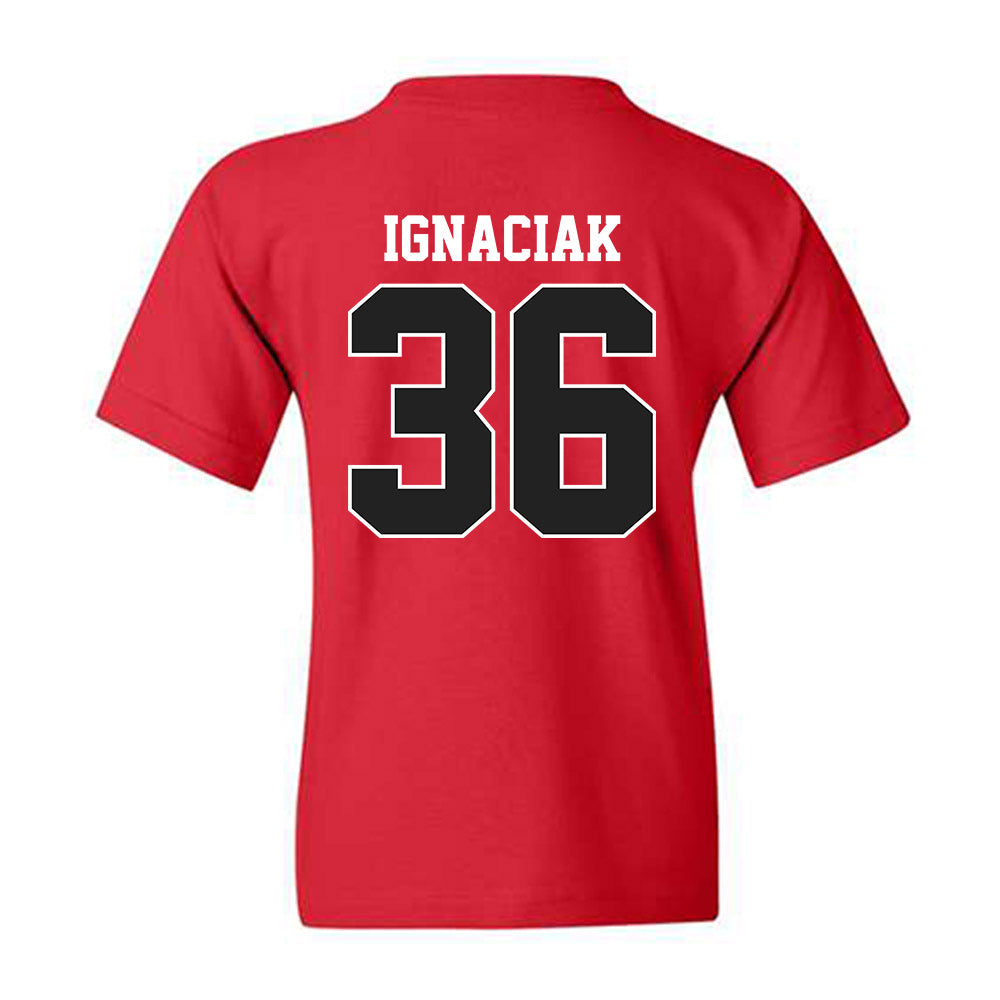 CSUN - NCAA Baseball : Blake Ignaciak - Claasic Shersey Youth T-Shirt-1