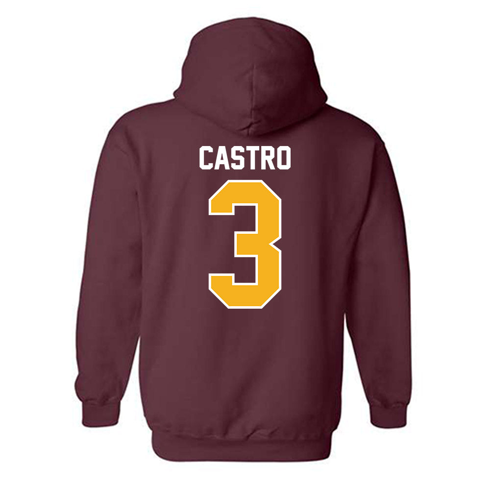 Winthrop - NCAA Men's Soccer : Emidio Castro - Classic Shersey Hooded Sweatshirt-1