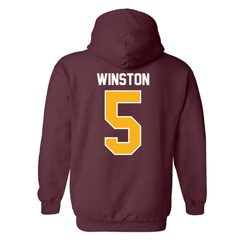 Winthrop - NCAA Women's Soccer : Zaria Winston - Classic Shersey Hooded Sweatshirt-1