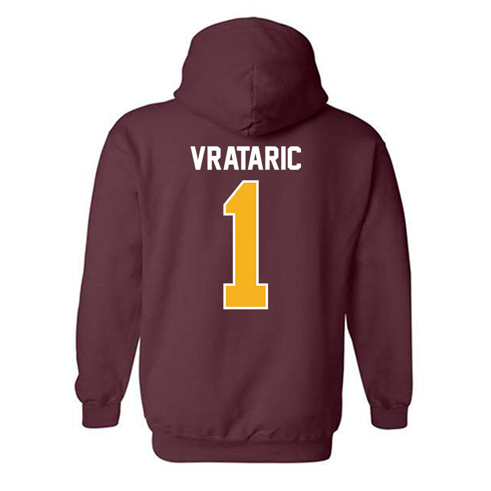 Winthrop - NCAA Women's Soccer : Mia Vrataric - Classic Shersey Hooded Sweatshirt-1