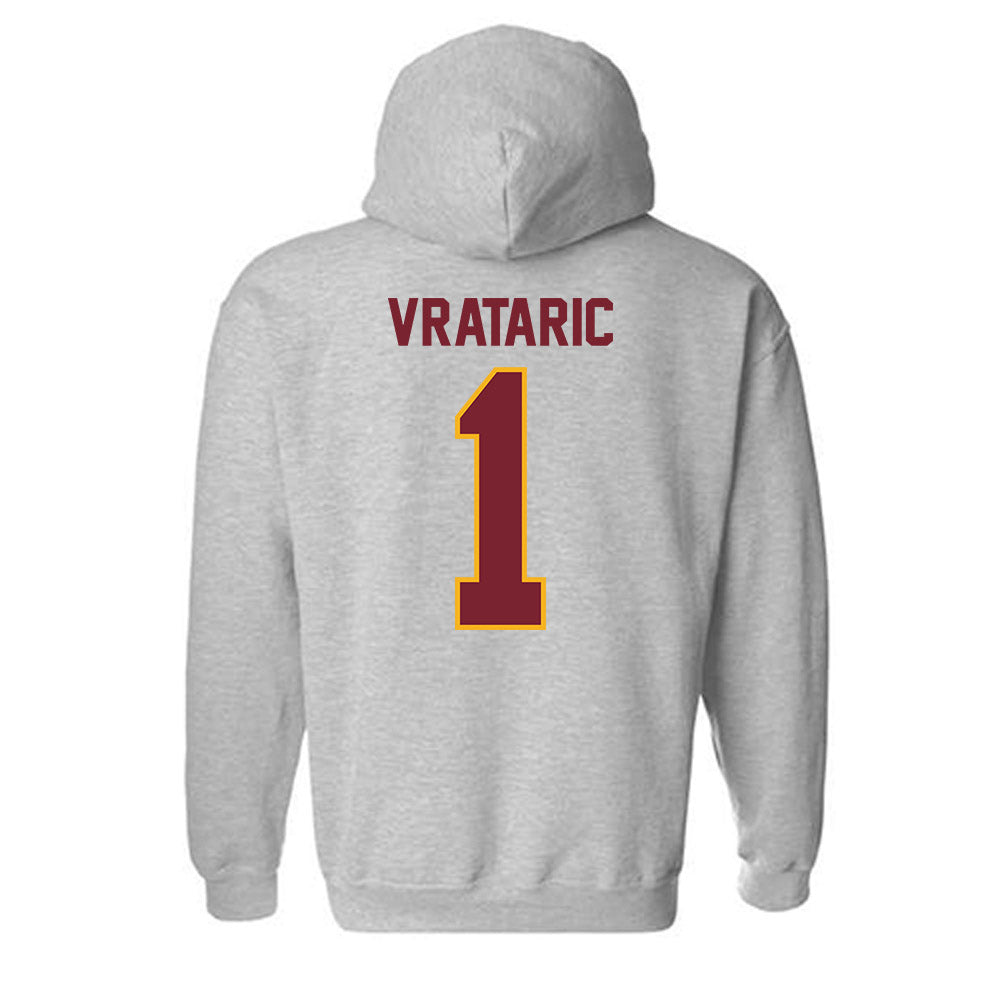Winthrop - NCAA Women's Soccer : Mia Vrataric - Classic Shersey Hooded Sweatshirt-1