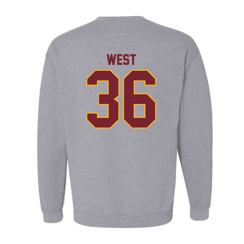 Winthrop - NCAA Baseball : Stephen West - Crewneck Sweatshirt-1