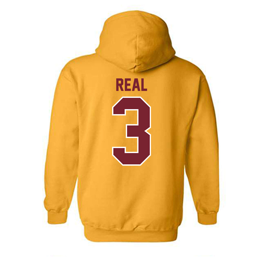 Winthrop - NCAA Women's Soccer : Olivia Real - Classic Shersey Hooded Sweatshirt-1