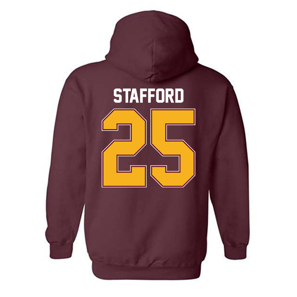 Winthrop - NCAA Men's Soccer : Christian Stafford - Classic Shersey Hooded Sweatshirt-1