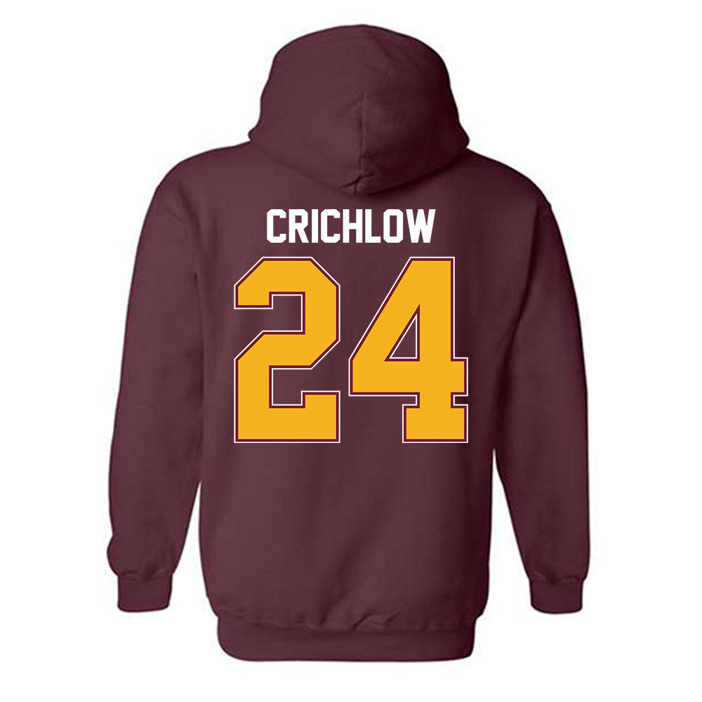 Winthrop - NCAA Men's Soccer : Emory Crichlow - Classic Shersey Hooded Sweatshirt-1