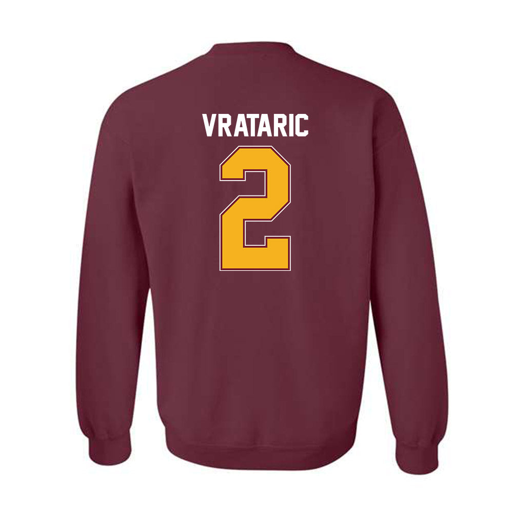Winthrop - NCAA Men's Soccer : Dragen Vrataric - Classic Shersey Crewneck Sweatshirt-1