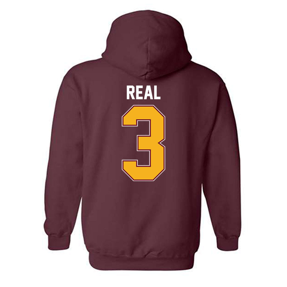 Winthrop - NCAA Women's Soccer : Olivia Real - Classic Shersey Hooded Sweatshirt-1