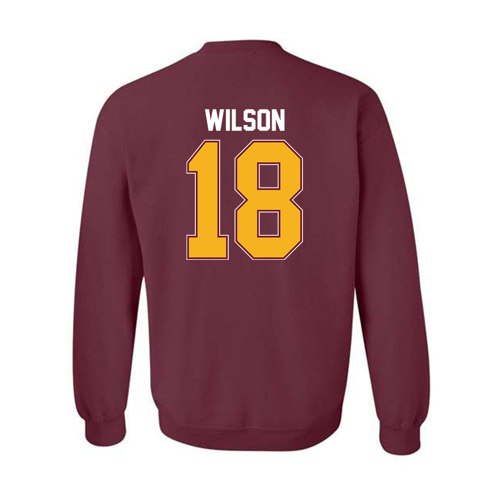 Winthrop - NCAA Men's Soccer : Thomas Wilson - Classic Shersey Crewneck Sweatshirt-1