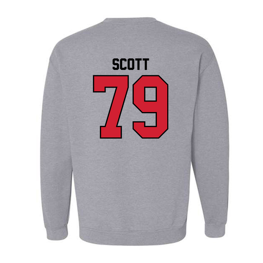 Eastern Washington - NCAA Football : Dylan Scott - Classic Shersey Crewneck Sweatshirt-1