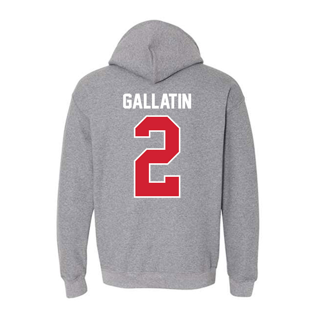 Eastern Washington - NCAA Women's Basketball : Ella Gallatin - Classic Shersey Hooded Sweatshirt-1