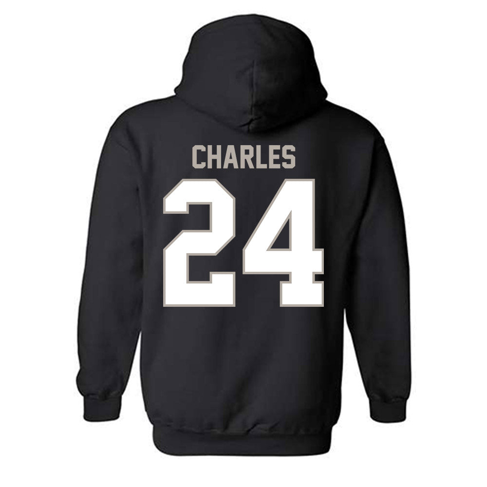 St. Bonaventure - NCAA Men's Basketball : Cayden Charles - Classic Shersey Hooded Sweatshirt-1