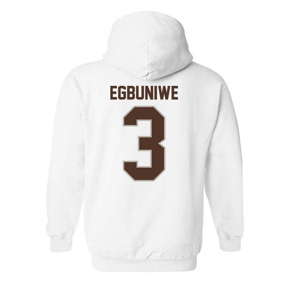St. Bonaventure - NCAA Men's Basketball : Daniel Egbuniwe - Classic Shersey Hooded Sweatshirt-1