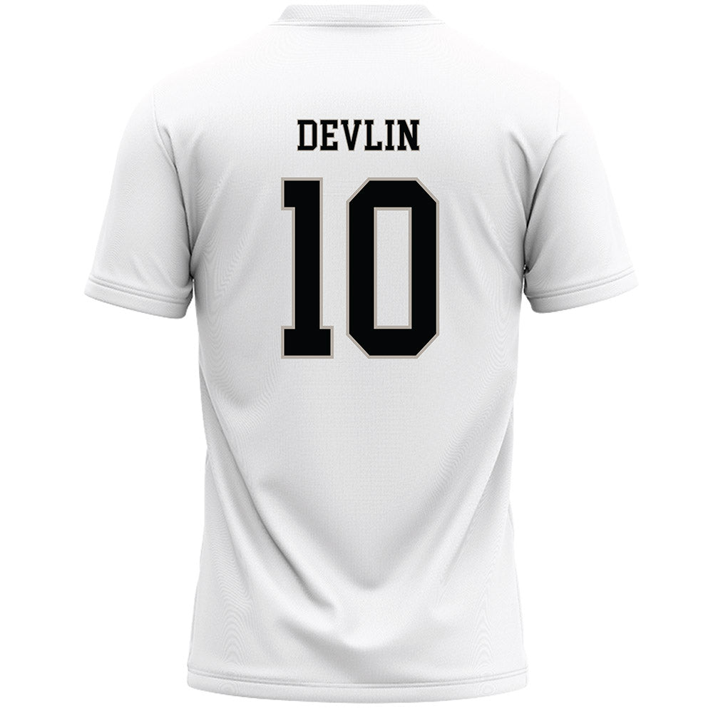 St. Bonaventure - NCAA Women's Lacrosse : Riley Devlin - White Lacrosse Jersey -1