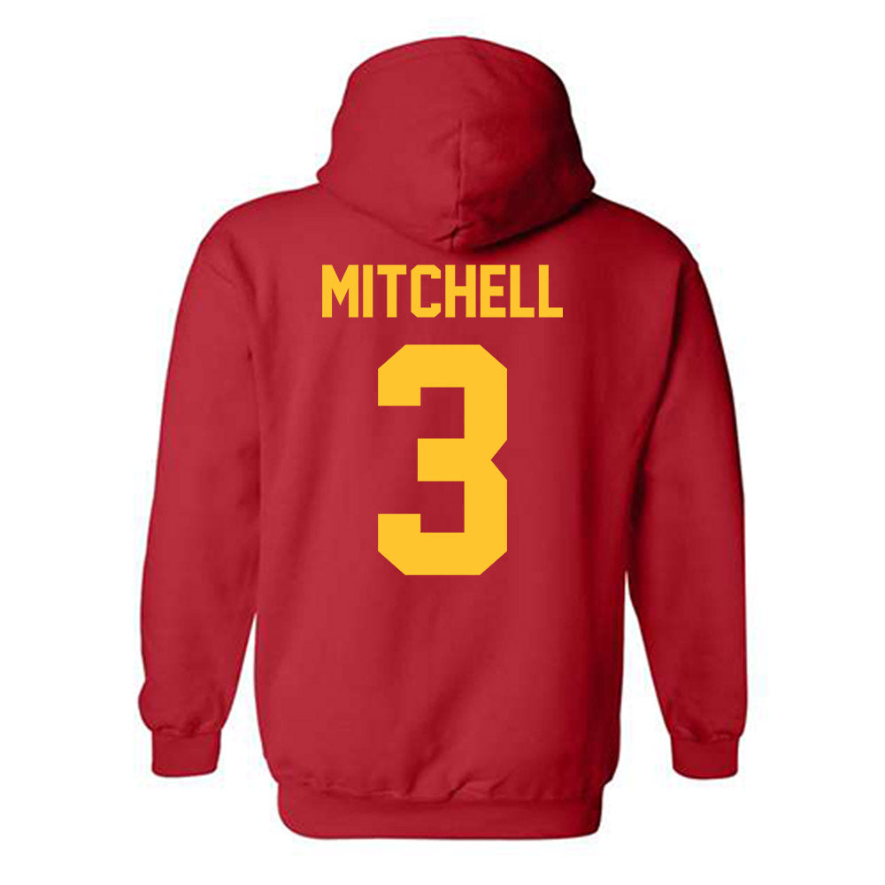 Ferris State - NCAA Women's Basketball : Mara Mitchell - Classic Shersey Hooded Sweatshirt-1