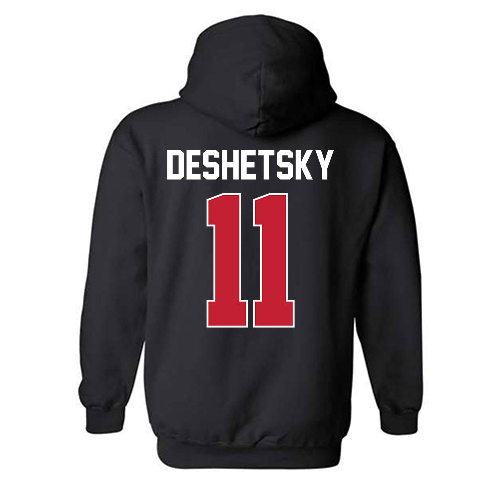 Ferris State - NCAA Women's Volleyball : Alana Deshetsky - Classic Shersey Hooded Sweatshirt-1