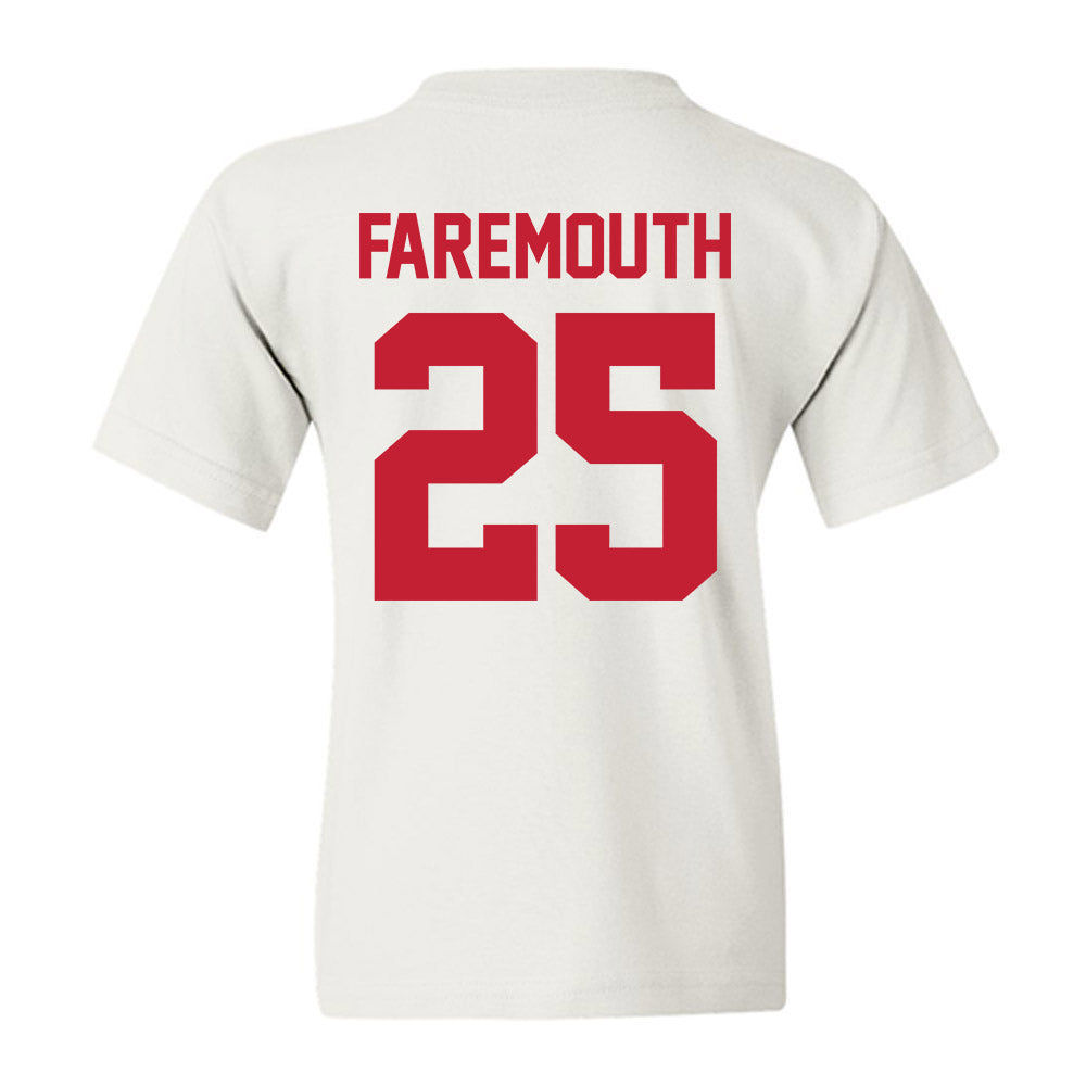 Ferris State - NCAA Men's Ice Hockey : Zach Faremouth - Classic Shersey Youth T-Shirt-1