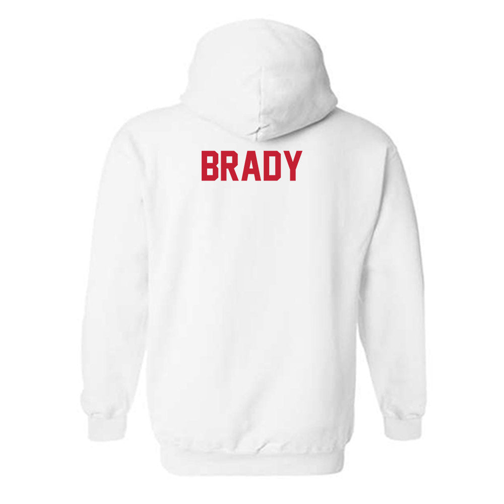 Ferris State - NCAA Men's Track & Field : Brady Zarb - Classic Shersey Hooded Sweatshirt-1