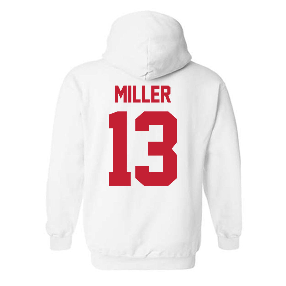 Ferris State - NCAA Women's Basketball : Charlotte Miller - Classic Shersey Hooded Sweatshirt-1