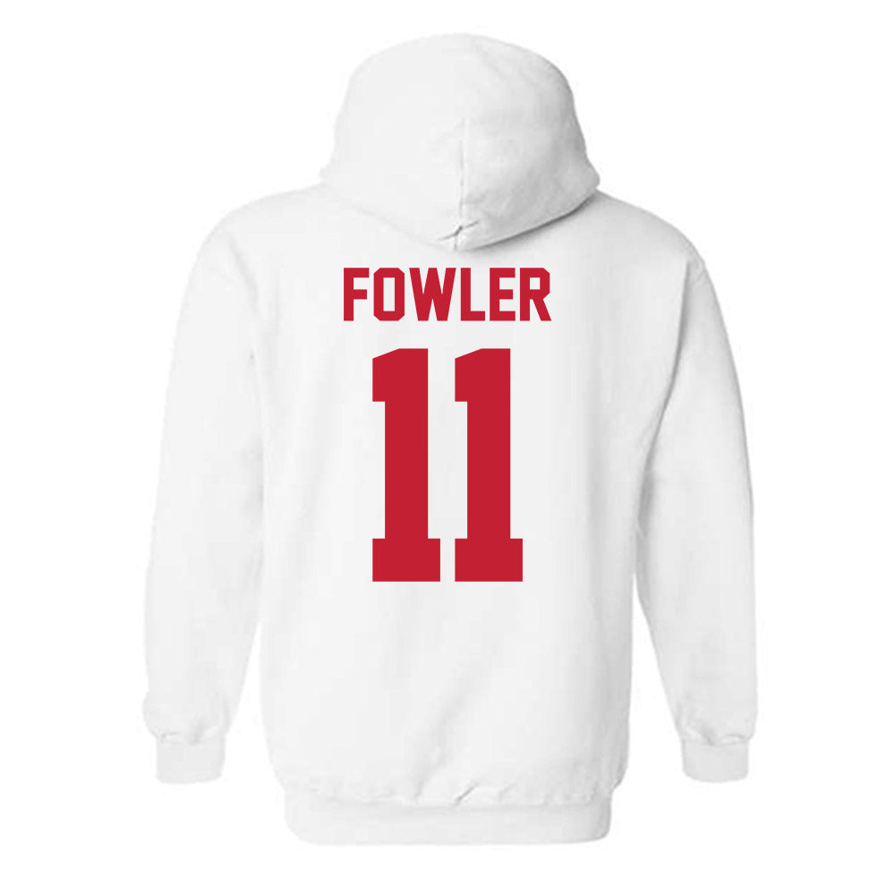 Ferris State - NCAA Football : Tyrone Fowler - Classic Shersey Hooded Sweatshirt-1