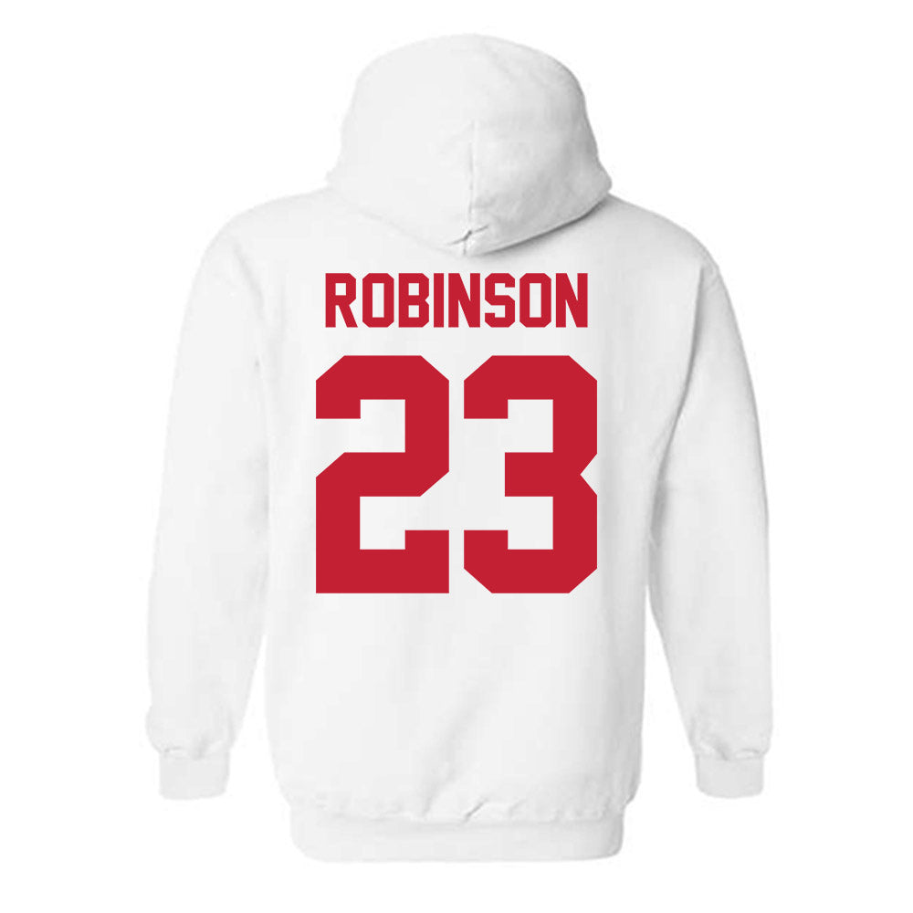 Ferris State - NCAA Football : James Robinson - Classic Shersey Hooded Sweatshirt-1