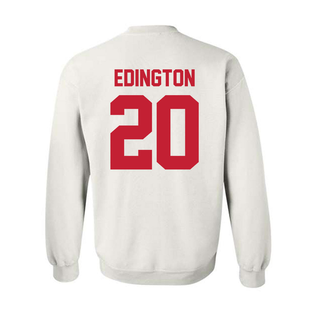 Ferris State - NCAA Football : Jaden Edington - Classic Shersey Crewneck Sweatshirt-1