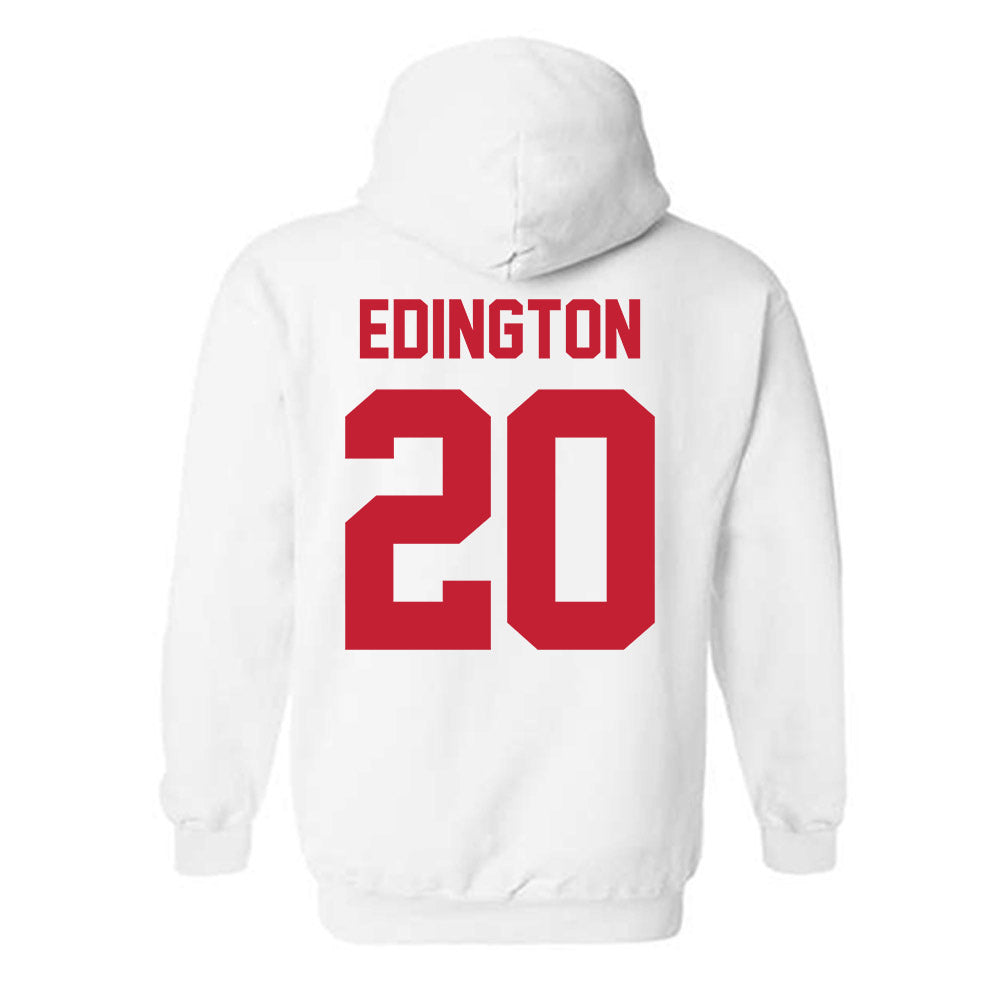 Ferris State - NCAA Football : Jaden Edington - Classic Shersey Hooded Sweatshirt-1