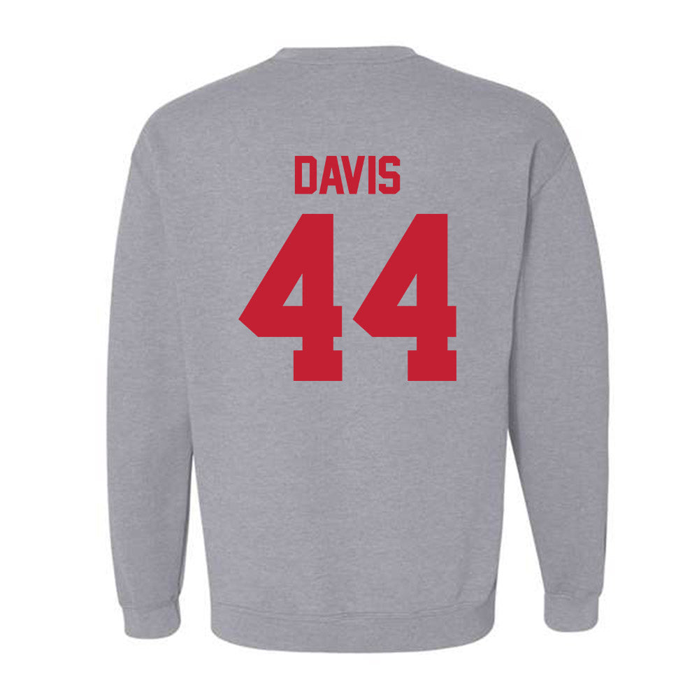 Ferris State - NCAA Football : Kailib Davis - Classic Shersey Crewneck Sweatshirt-1