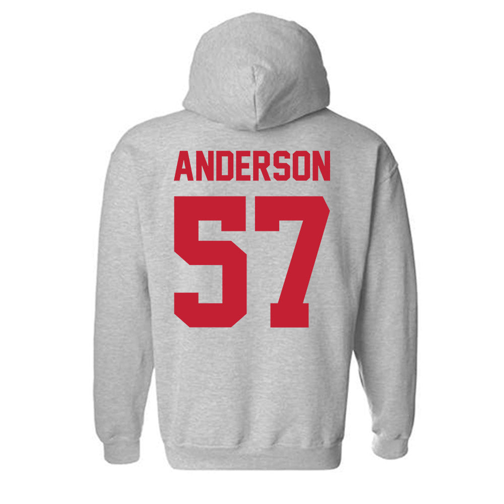 Ferris State - NCAA Football : Derek Anderson - Classic Shersey Hooded Sweatshirt-1