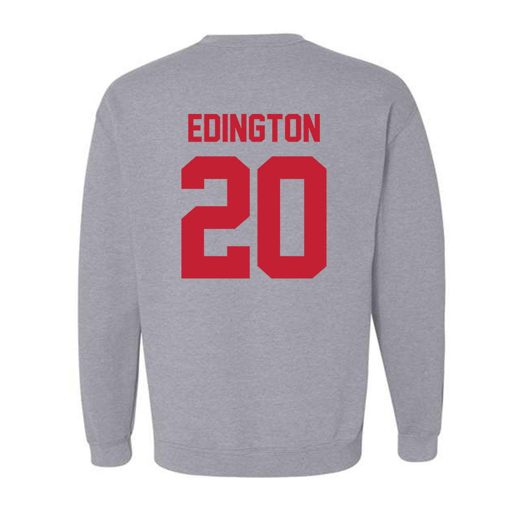 Ferris State - NCAA Football : Jaden Edington - Classic Shersey Crewneck Sweatshirt-1