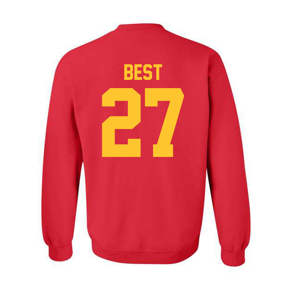 Ferris State - NCAA Men's Ice Hockey : Gavin Best - Classic Shersey Crewneck Sweatshirt-1