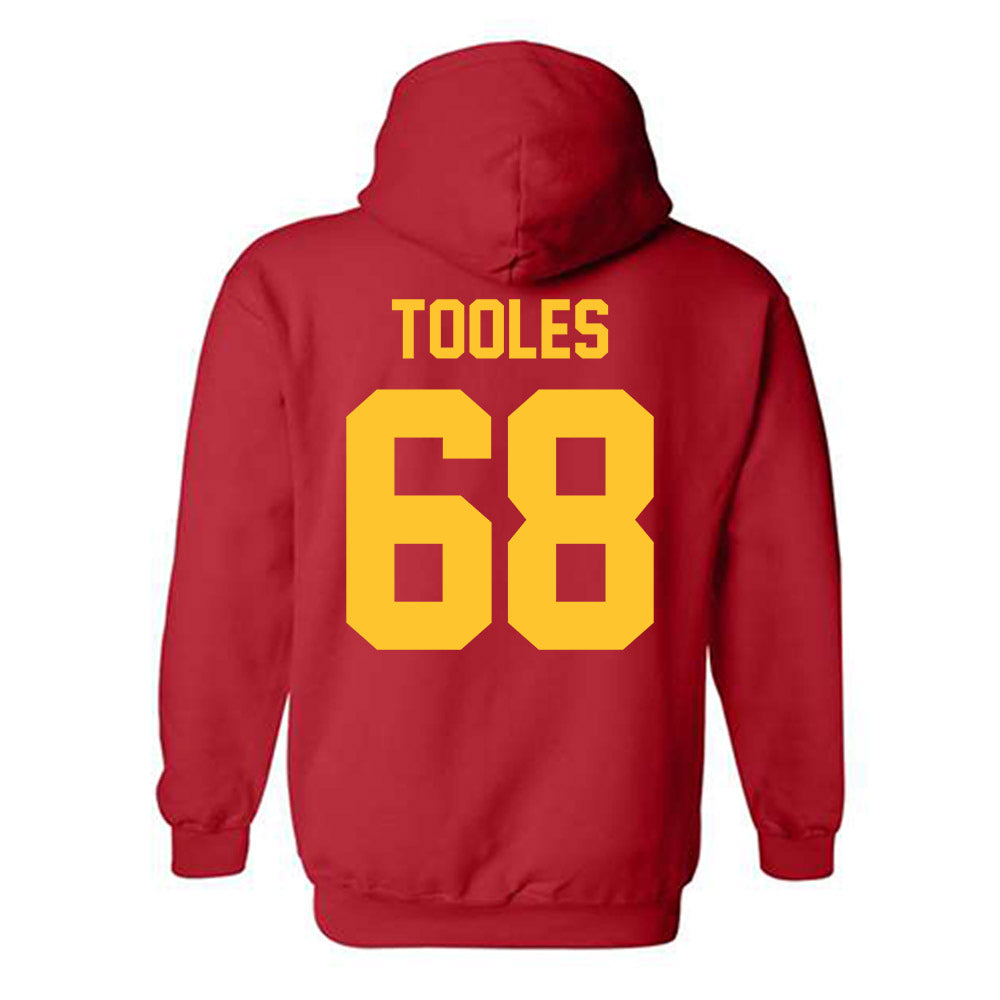 Ferris State - NCAA Football : Jordan Tooles - Classic Shersey Hooded Sweatshirt-1