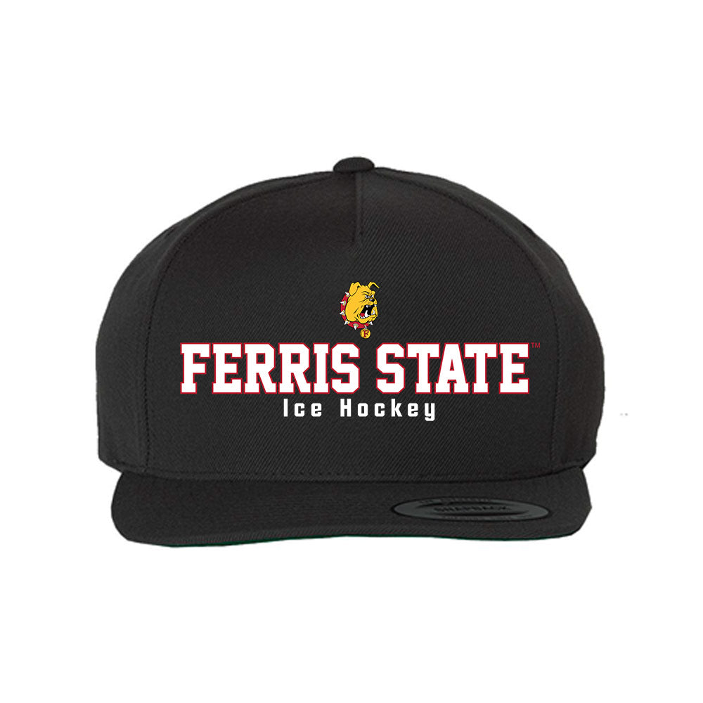 Ferris State - NCAA Men's Ice Hockey : Hobie Hedquist - Snapback Hat-0