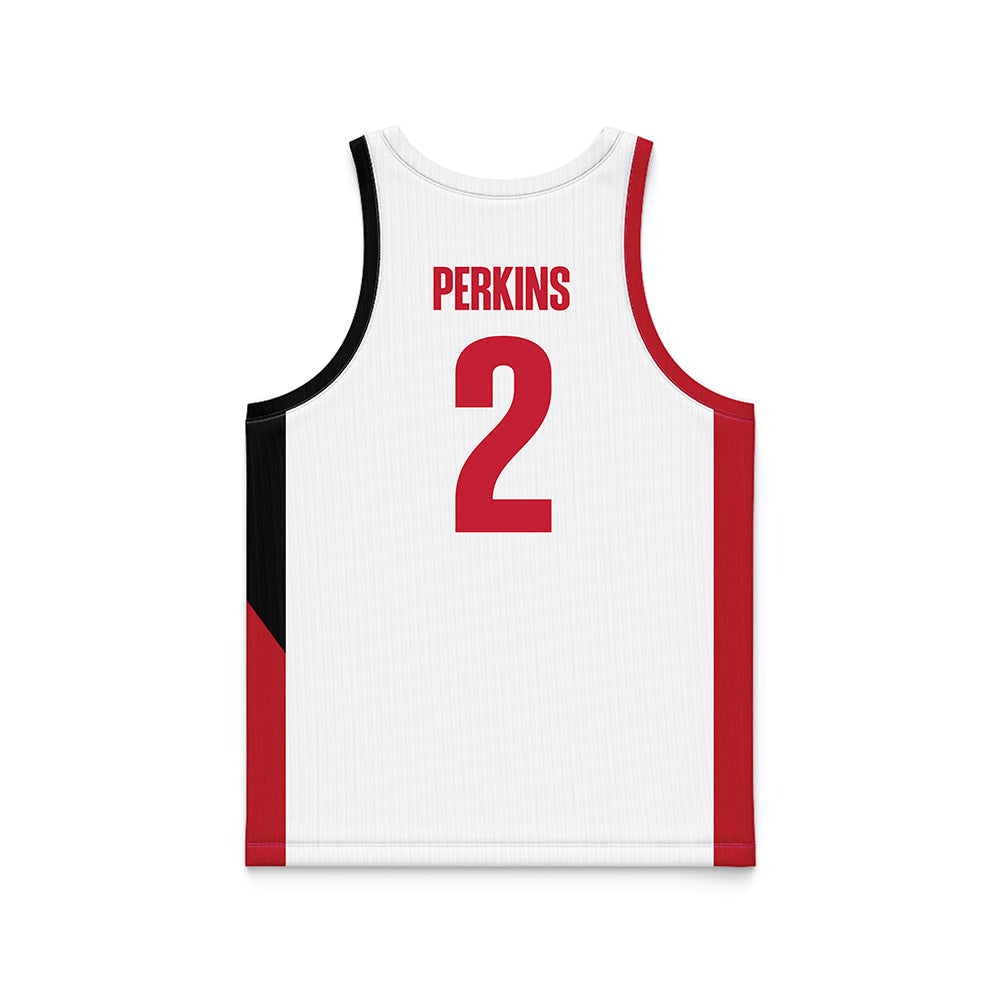 APSU - NCAA Women's Basketball : Kyra Perkins - White Basketball Jersey-1