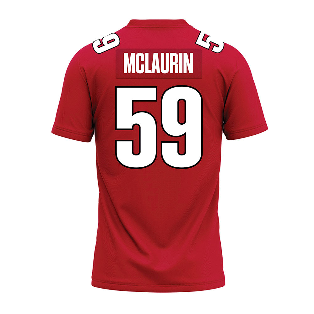 APSU - NCAA Football : Hayden Mclaurin - Red Premium Football Jersey-1