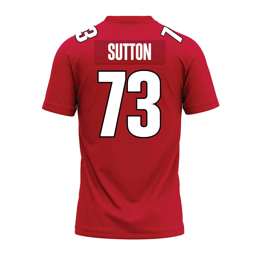 APSU - NCAA Football : Eli Sutton - Red Premium Football Jersey-1