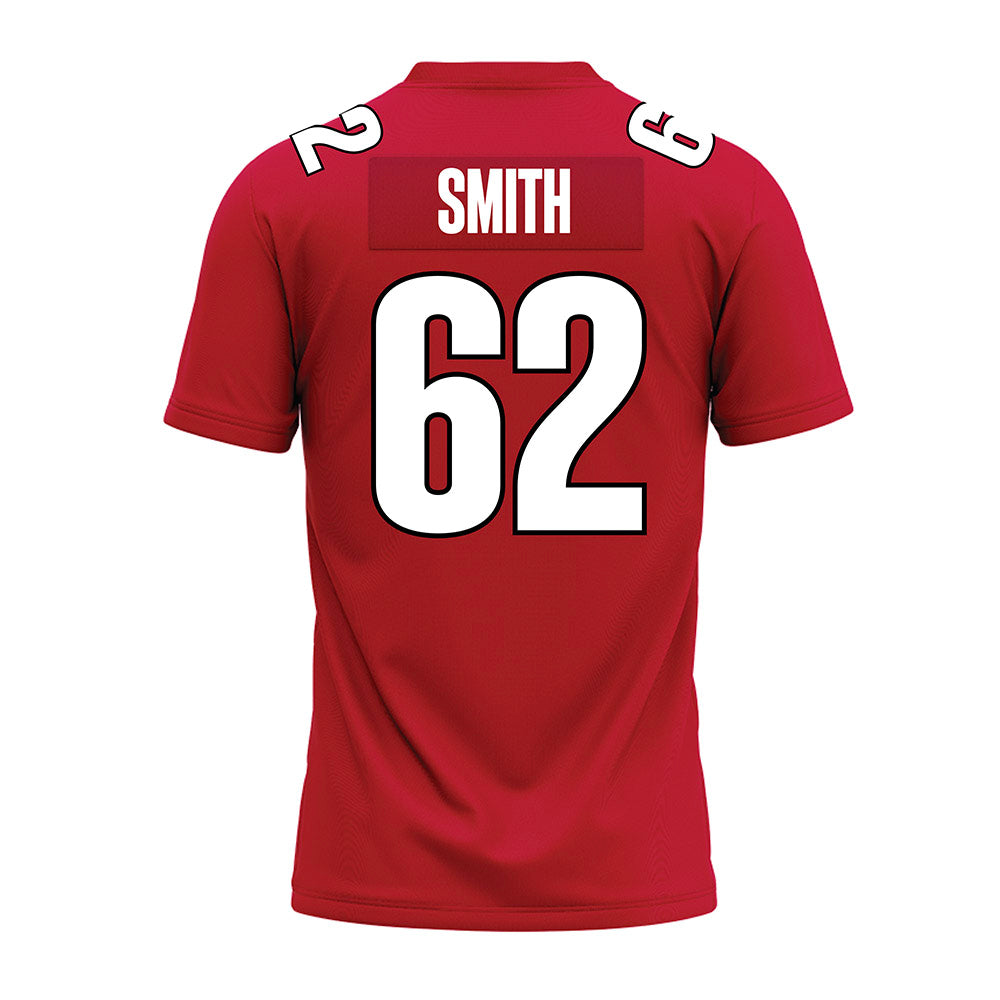 APSU - NCAA Football : Stratton Smith - Red Premium Football Jersey-1