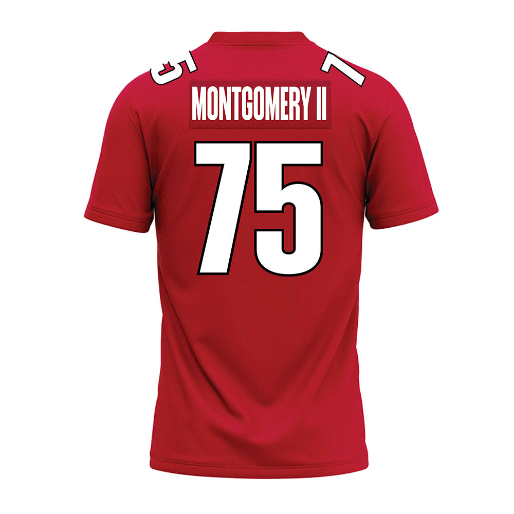 APSU - NCAA Football : Anthwone Montgomery II - Red Premium Football Jersey-1