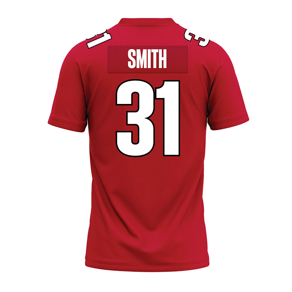 APSU - NCAA Football : Montreze Smith - Red Premium Football Jersey-1