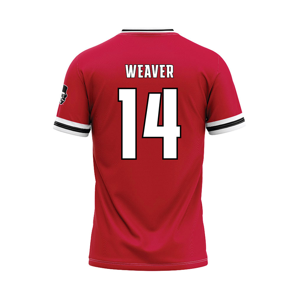 APSU - NCAA Baseball : Jacob Weaver - Red Baseball Jersey-1