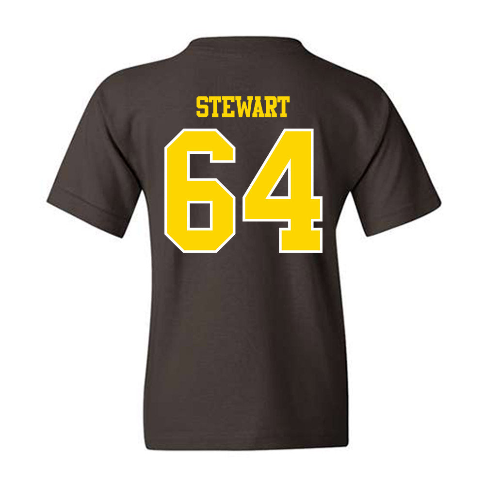 Western Michigan - NCAA Football : Race Stewart - Classic Shersey Youth T-Shirt-1