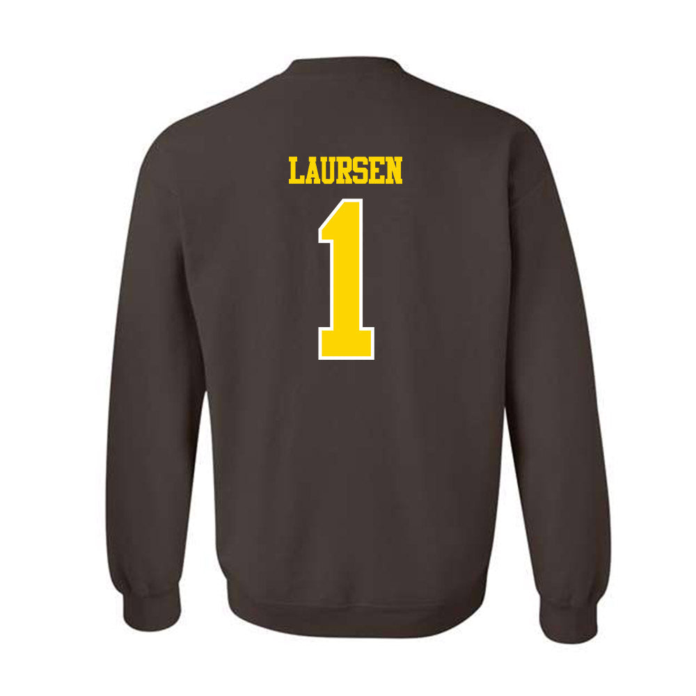 Western Michigan - NCAA Men's Ice Hockey : Kirk Laursen - Classic Shersey Crewneck Sweatshirt-1