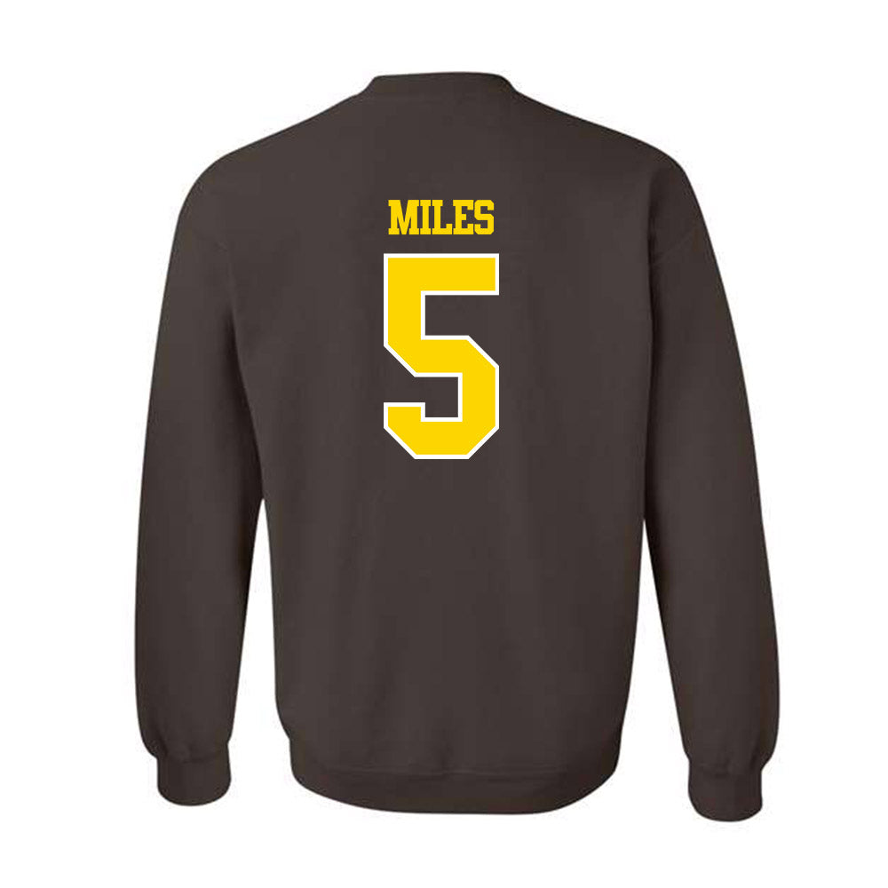 Western Michigan - NCAA Football : Devin Miles - Classic Shersey Crewneck Sweatshirt-1