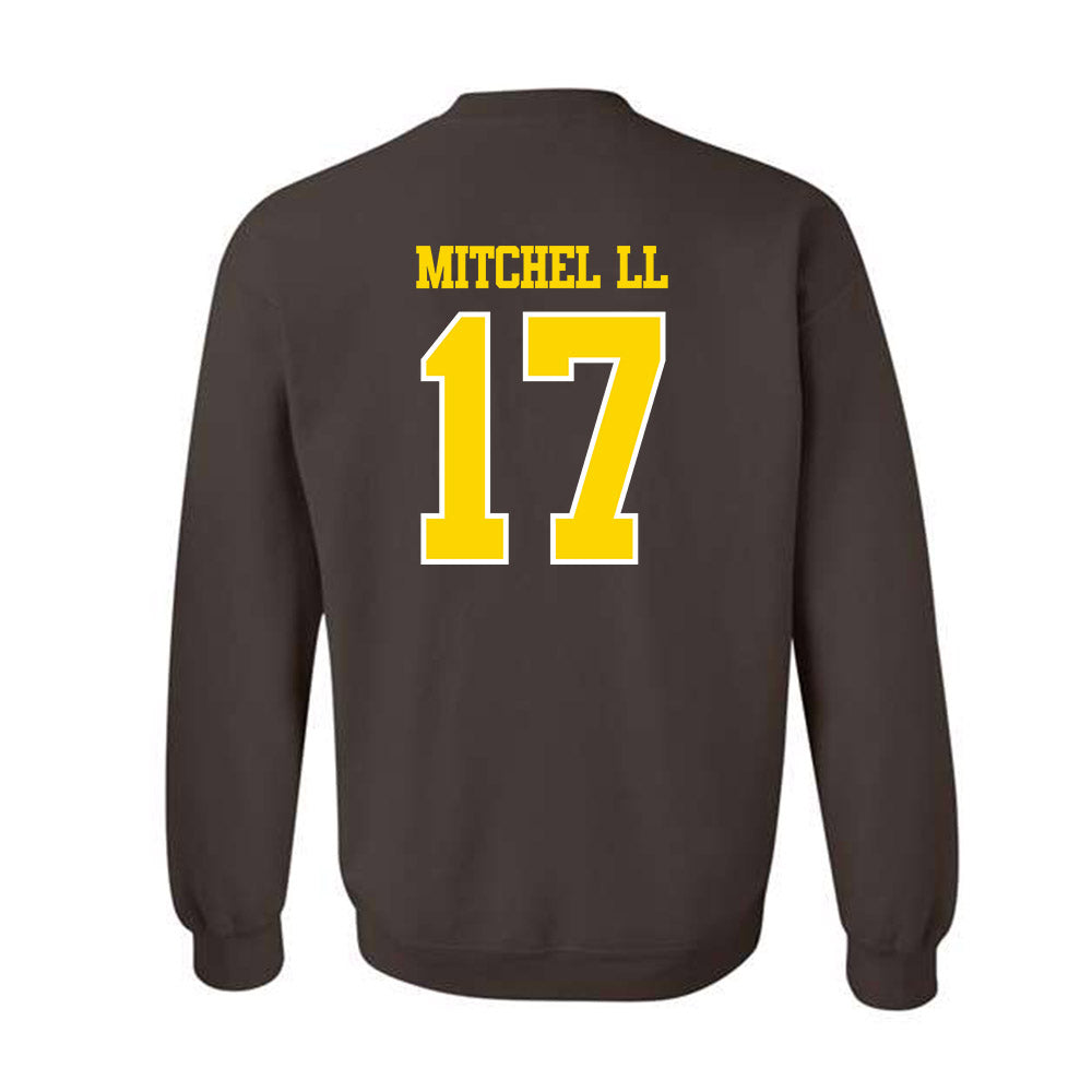 Western Michigan - NCAA Football : Jason Mitchel ll - Classic Shersey Crewneck Sweatshirt-1