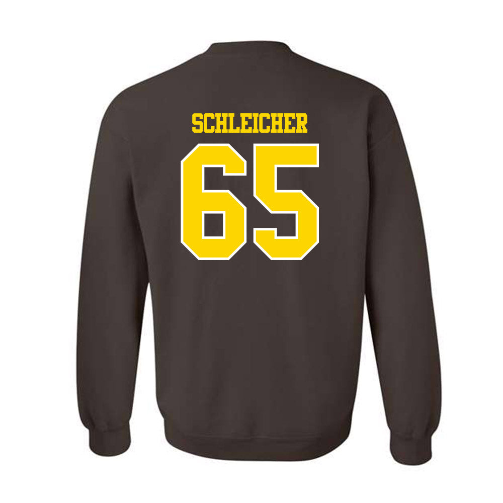 Western Michigan - NCAA Football : Jeremy Schleicher - Classic Shersey Crewneck Sweatshirt-1